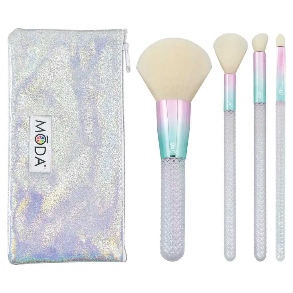 Royal Brush Moda Mythical Cosmetic 5 Piece Make Up Perfecting Pixie Kit Brush Set, 0.36 Count