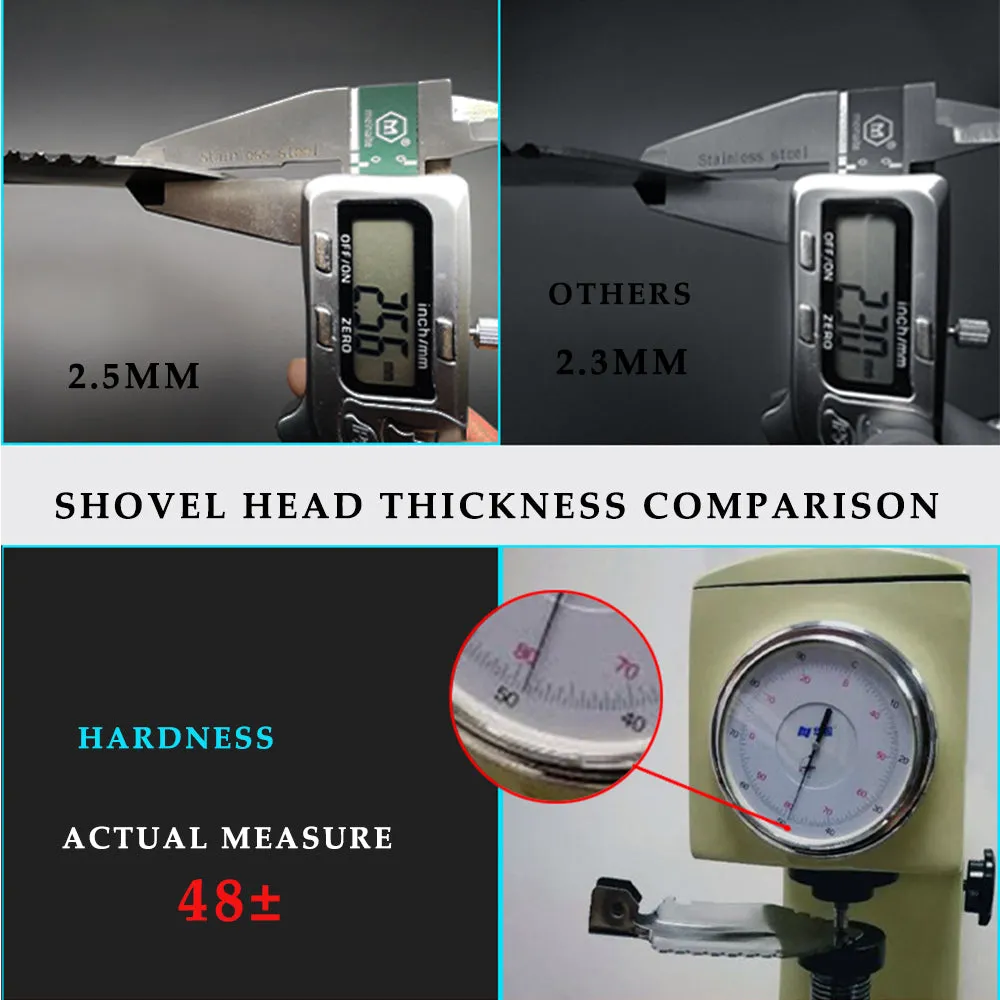 RYNX | Shovel Folding Outdoor Survival Tools Multifunction Hiking Military