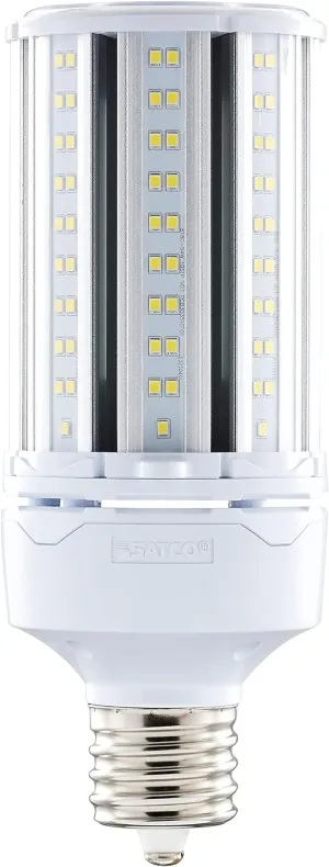 Satco S49394 Hi-Pro High Lumen LED Corncob Light Bulb, HID Replacement, 54 Watts, White