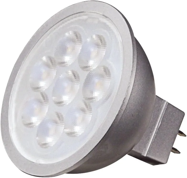 Satco S9490 6.5MR16/LED/25'/27K/12V (12 LED Light Bulbs)