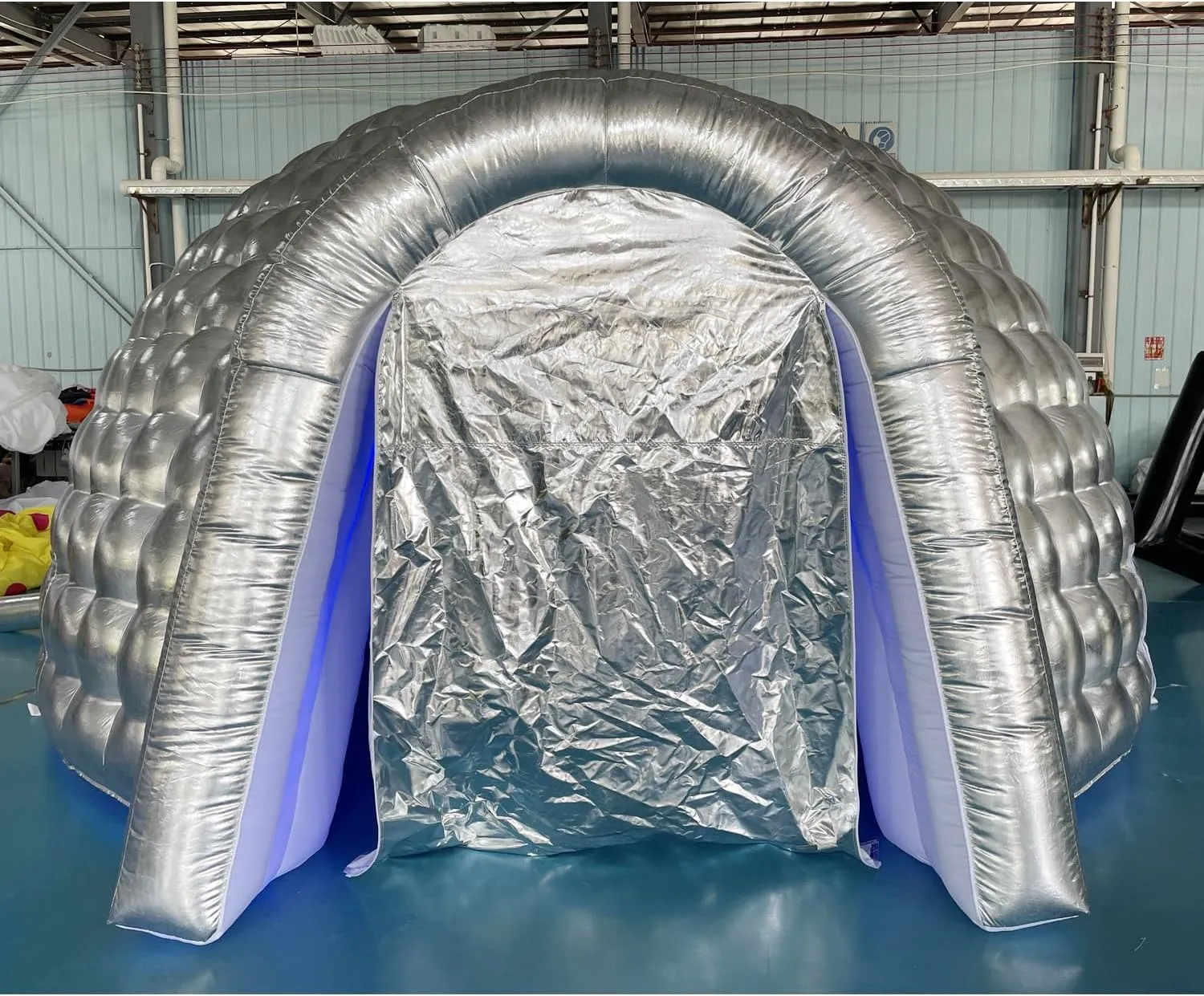 SAYOK Outdoor Portable Inflatable Igloo Dome Tent with Led Light for Party Wedding Event Camping