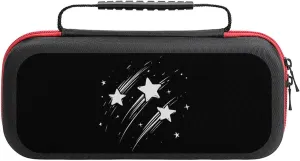 Shooting Stars Portable Protective Shell Compatible with Switch Case Hard Travel Tote Bag with 20 Game Cartridges