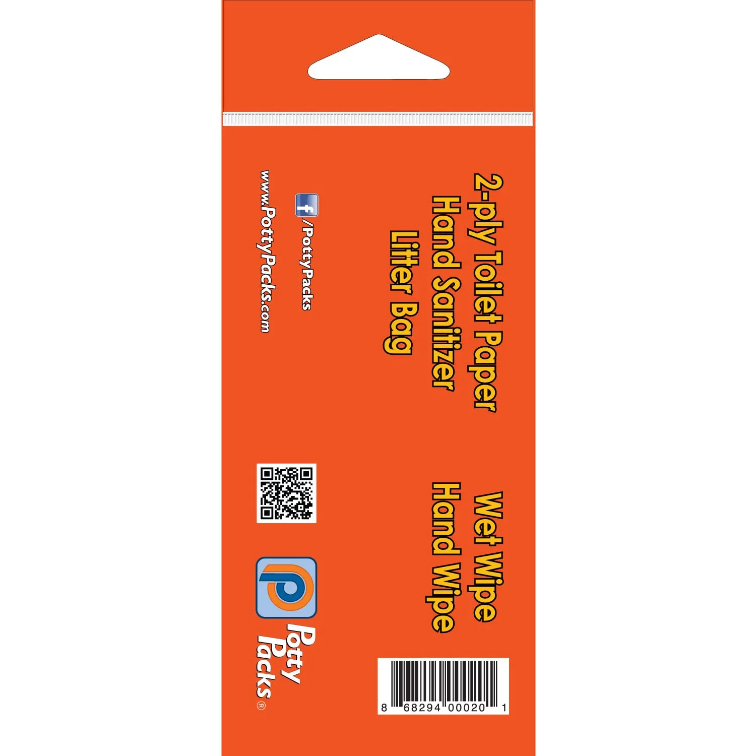 Sh!t Kit Single Use Portable Travel Bathroom Pack with 2 ply Toilet Paper (4ft), Disposal Bag, Wet Wipes & Hand Sanitizer for Hunting, Camping, Hiking, Outdoors, Backpacking & More, Single - 10 units