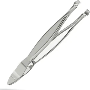 Silver Precision Stainless Steel Tweezers For Men and Women