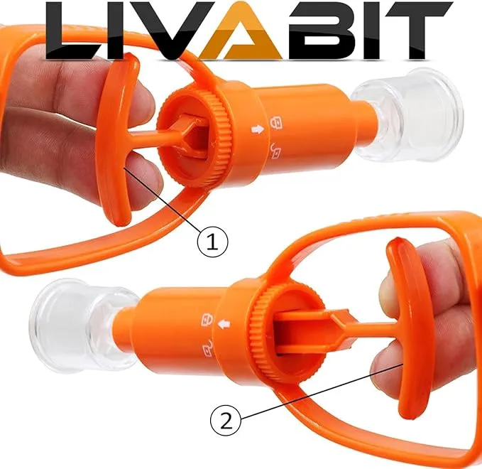 Snake Bite Kit, Bee Sting Kit, Emergency First Aid Venom Extractor Suction Pump for Camping, Hiking and Backpacking