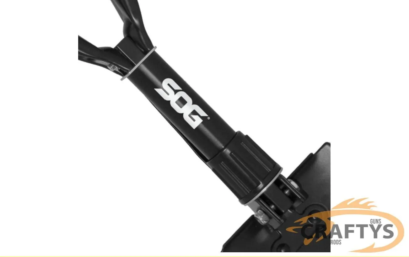 SOG Tactical Trifold Foldable Camping / Hunting Shovel With Carry, Storage Pouch