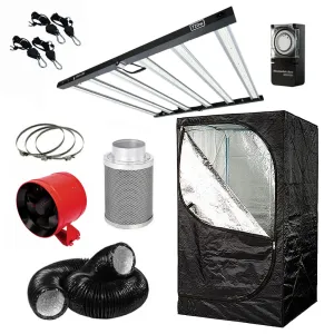 Solistek 720w LED 1.2m x 1.2m Grow Tent Kit