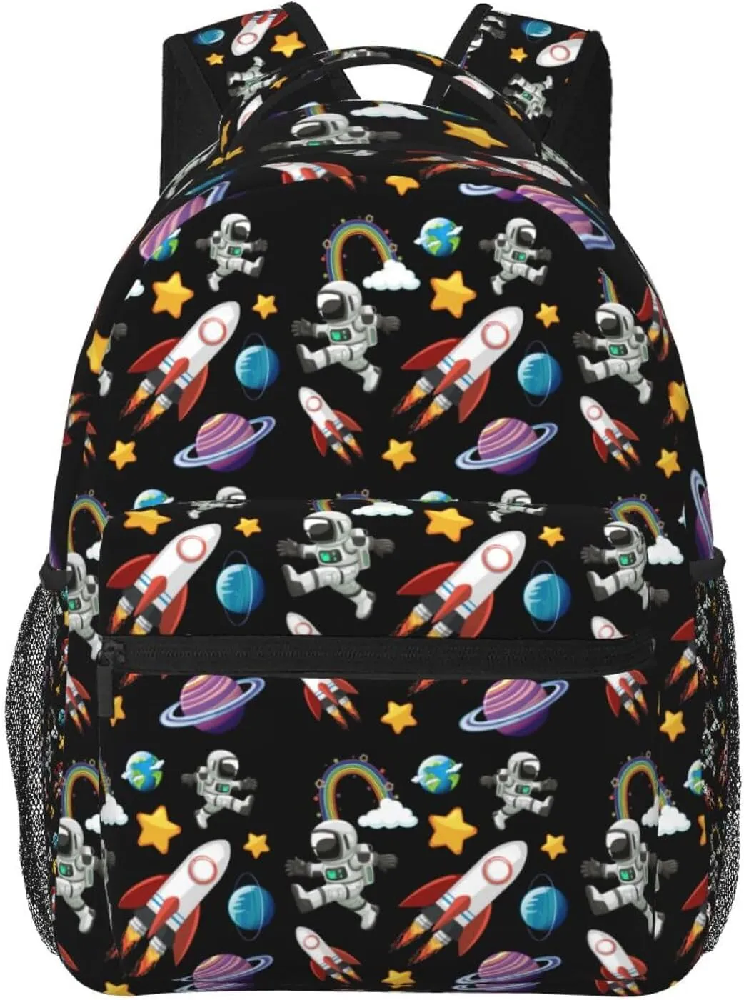 Space Astronaut Adventure Backpack Lightweight Laptop Backpack Casual Daypack Travel Double Shoulder Bag For Women Men