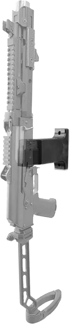 Spartan Mounts for AK-47 Locking Vertical and Horizontal Display Hook | Wall Storage Organization System | Unique Low Profile Design | Gun Safe Room | Made in The USA