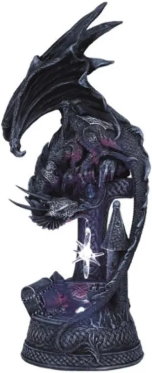 StealStreet SS-G-71224 Dragon with Lighting LED Crystal Ball Collectible Figurine Statue Model