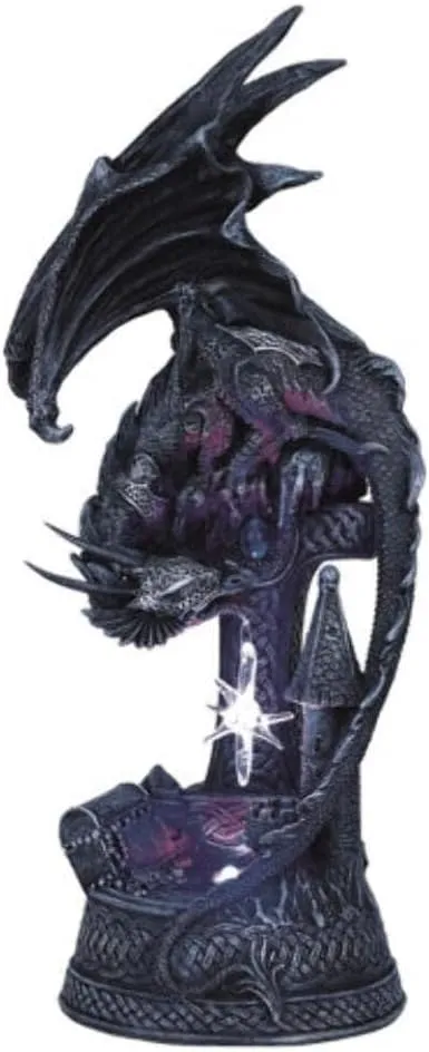 StealStreet SS-G-71224 Dragon with Lighting LED Crystal Ball Collectible Figurine Statue Model