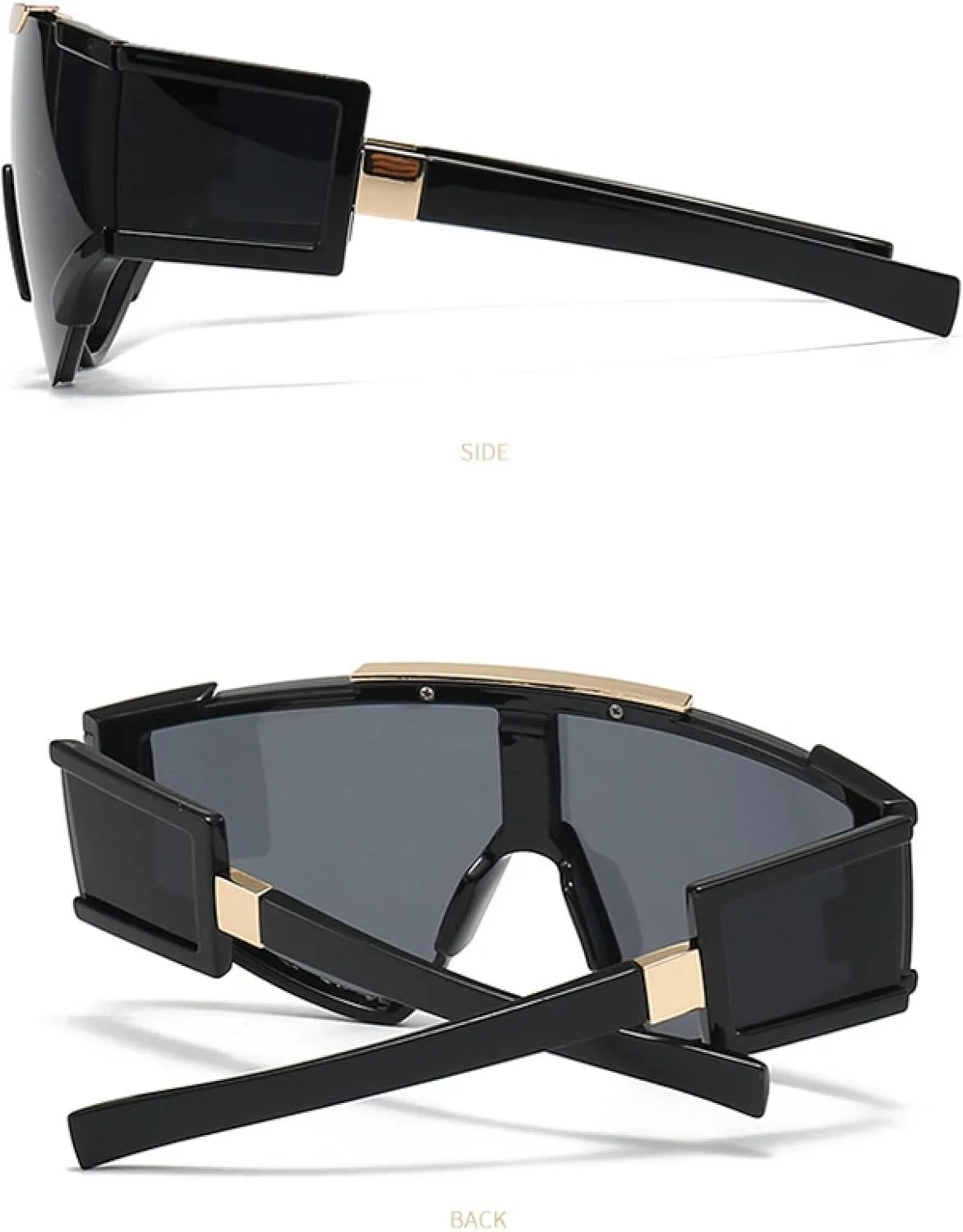 Steampunk Sunglasses Women for Men Vintage Punk Luxury Sun Glasses Trend Riding