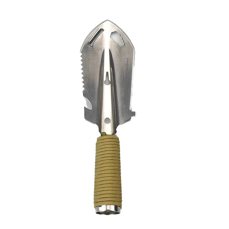 Steel Gardening Shovel With Wrench Outdoor Multifunction Army Shovel Military Survival Spade Camping Garden Digging Tools