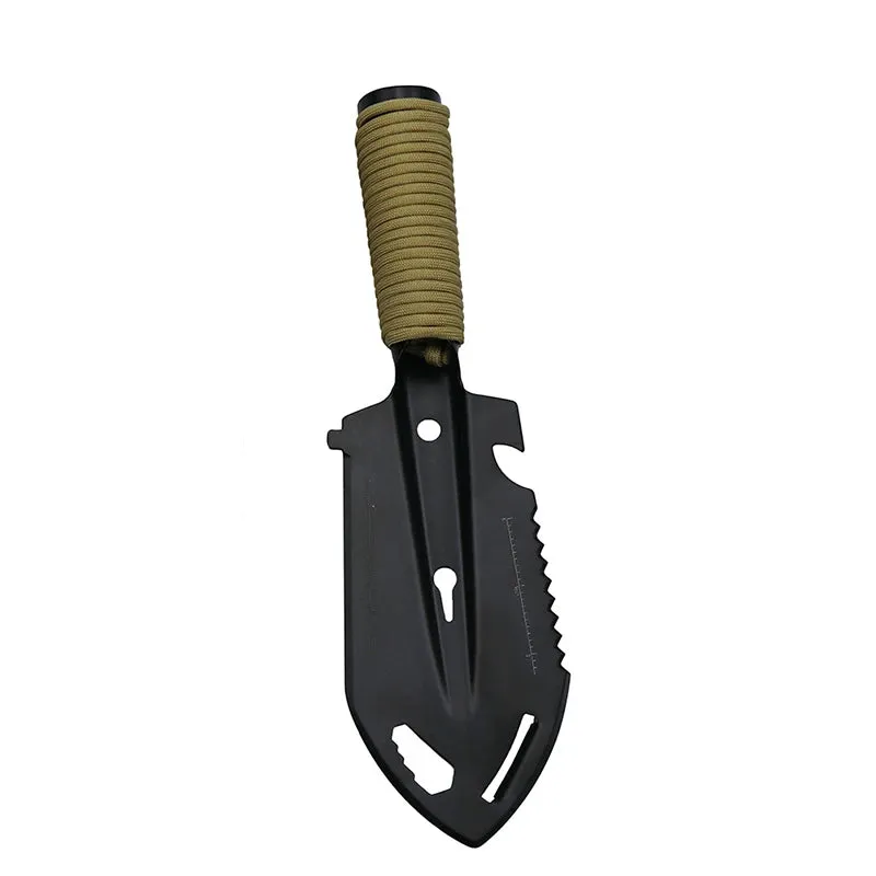 Steel Gardening Shovel With Wrench Outdoor Multifunction Army Shovel Military Survival Spade Camping Garden Digging Tools