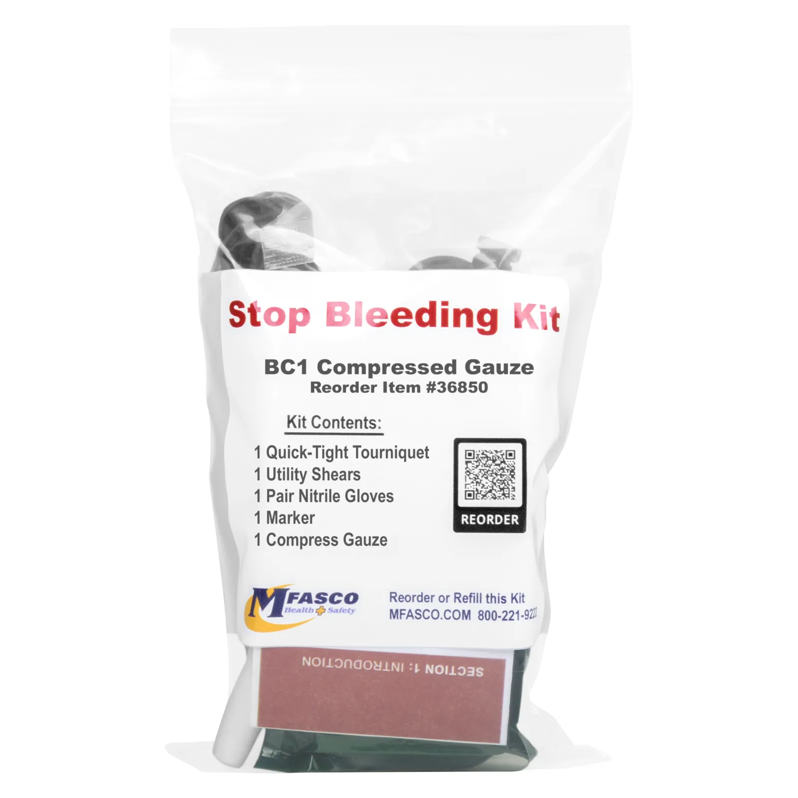 Stop the Bleed Pack BC1 Compressed Gauze