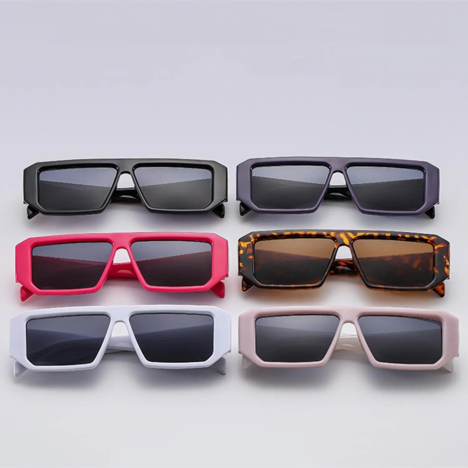 Sunglasses Women Quality Retro Sunglassesrectangular Glasses Fashionable Trend Punk Style Goggles