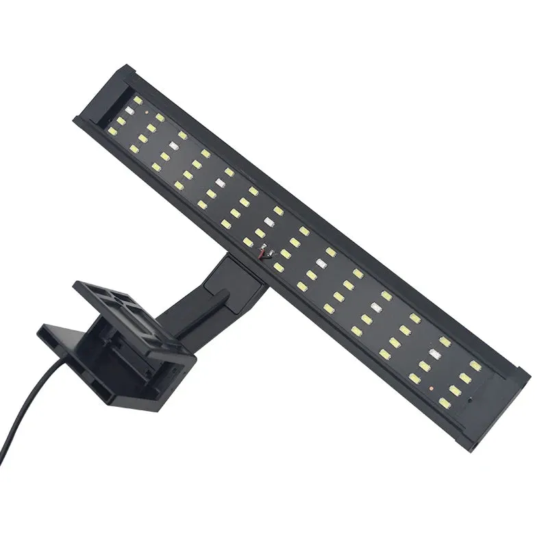 Super Slim Aquarium LED Clip Light 5W-16W for Plants Grow 220V Adjustable Lighting for Glass Thickness ≤2.2CM