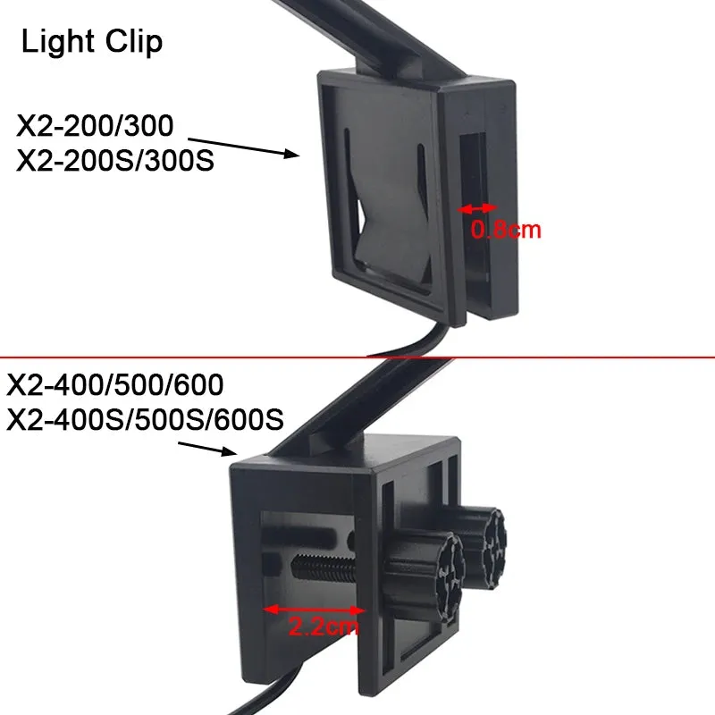 Super Slim Aquarium LED Clip Light 5W-16W for Plants Grow 220V Adjustable Lighting for Glass Thickness ≤2.2CM