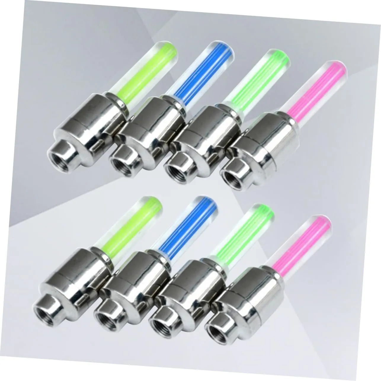 SUPVOX 16 Pcs Valve Light Tires Accessories Bike LED Wheel Lights Glow Sticks Bicycle Accessories LED Bike