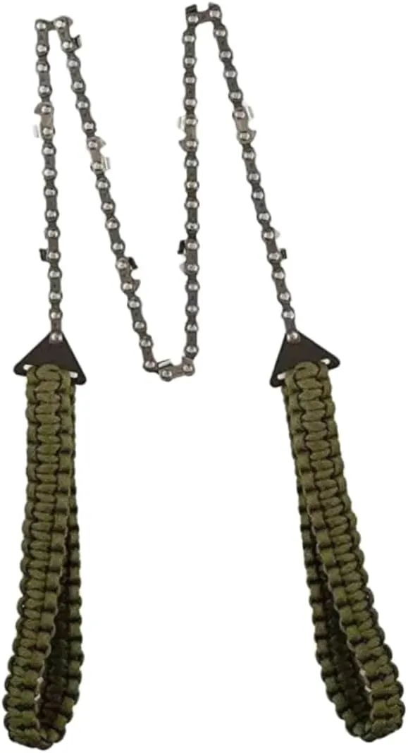 Survival Pocket Saw Camping Tool Kit Steel Woven Rope Cutting High Strength