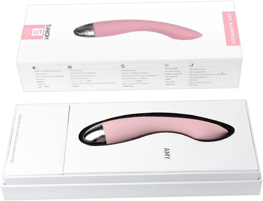 Svakom Svakom Amy G Spot Vibrator, Pale Pink