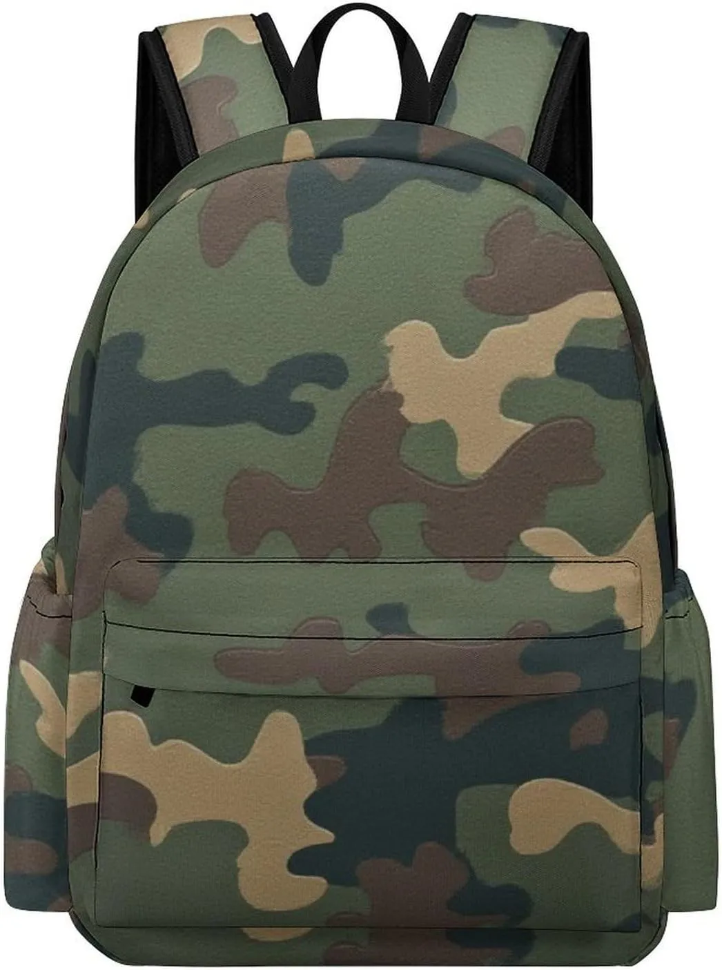 SWEET TANG Lightweight Backpack College Travel Daypack Compatible with Green Camouflage Army Camo for Men Women, Anti Theft Laptop Backpack Large Capacity for Picnic Hiking