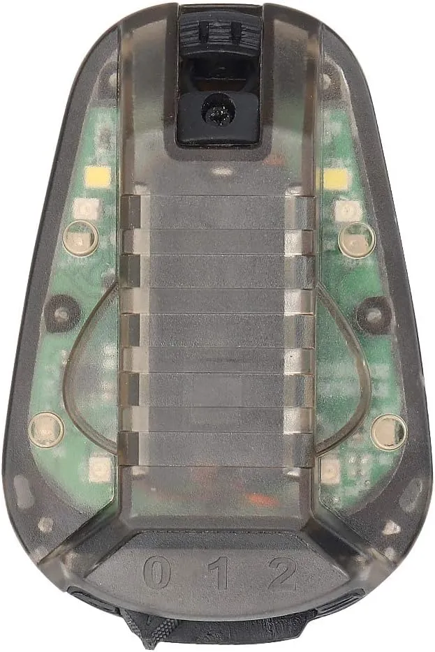 Tactical Signal Light with IR，Tactical Survival Flashlight，Camping Flash Support Fast Rescue Adventure Light，Tactical Light Black Base,Green Light