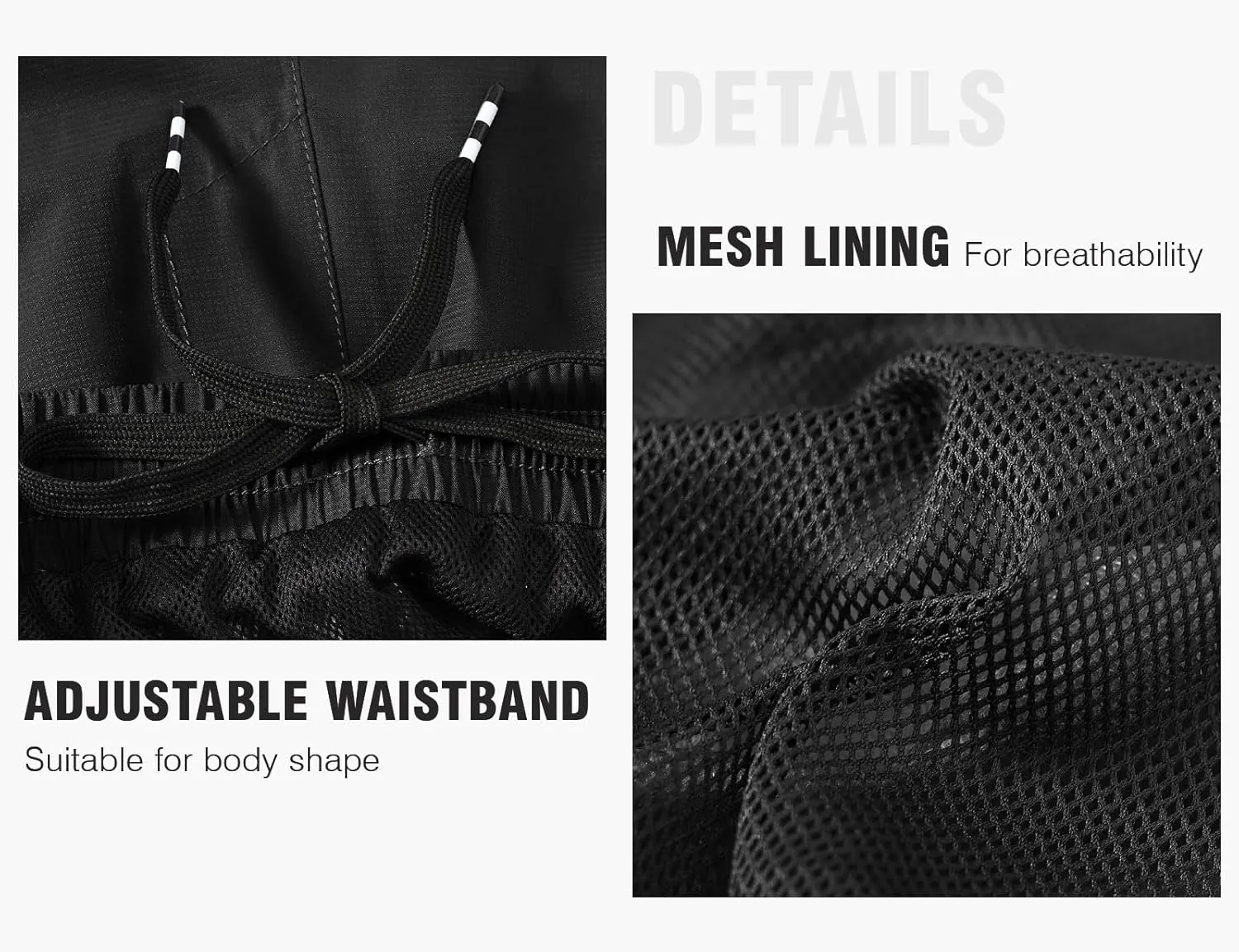 TBMPOY Men's Rain Pants Waterproof Zipper Lightweight Breathable Mesh with 3 Zipper Pockets Rain Gear Work Motorcycle