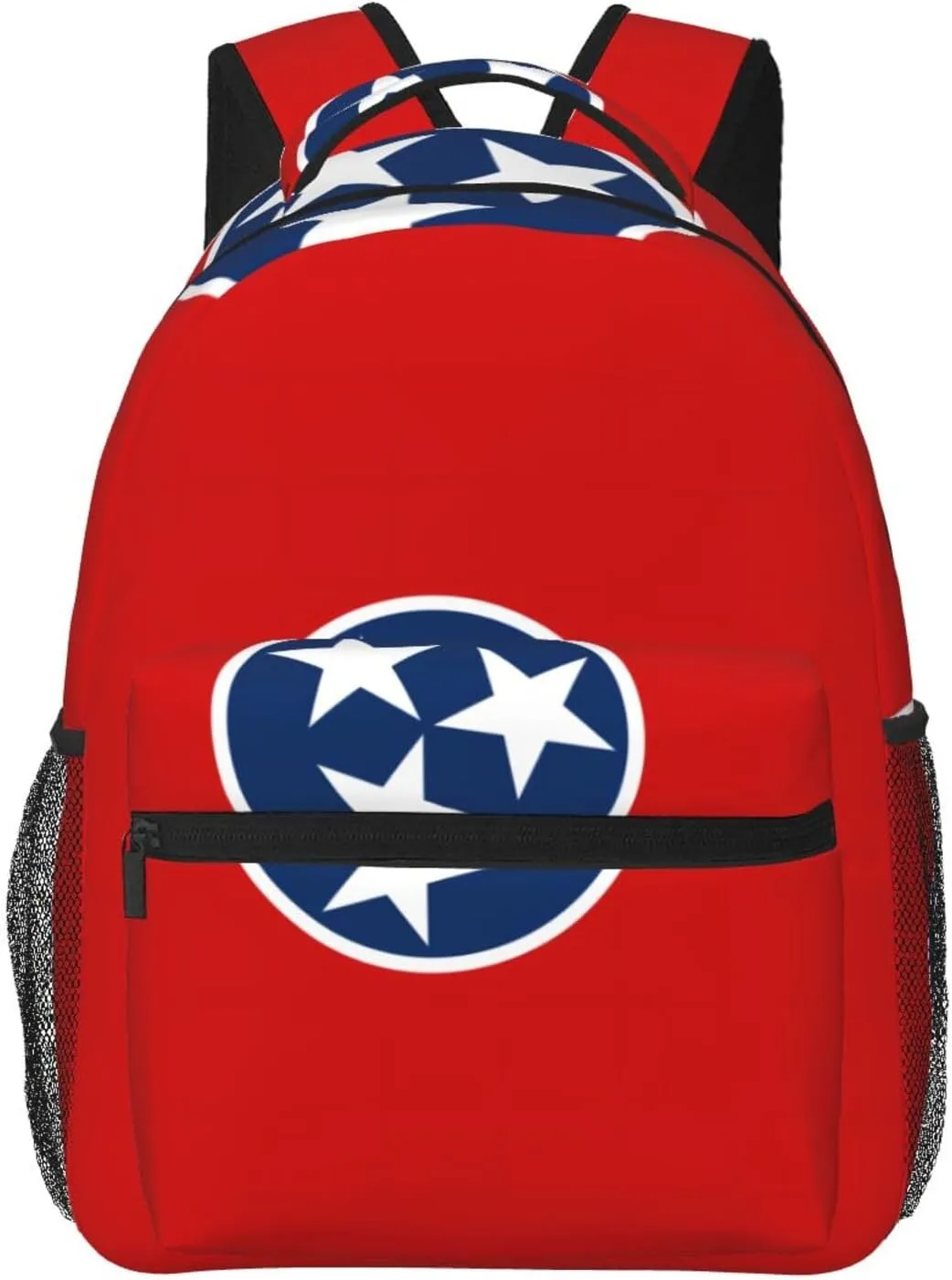 Tennessee State Flag Backpack, suitable for light travel, daily multi-purpose bag, suitable for commuting, cycling, work