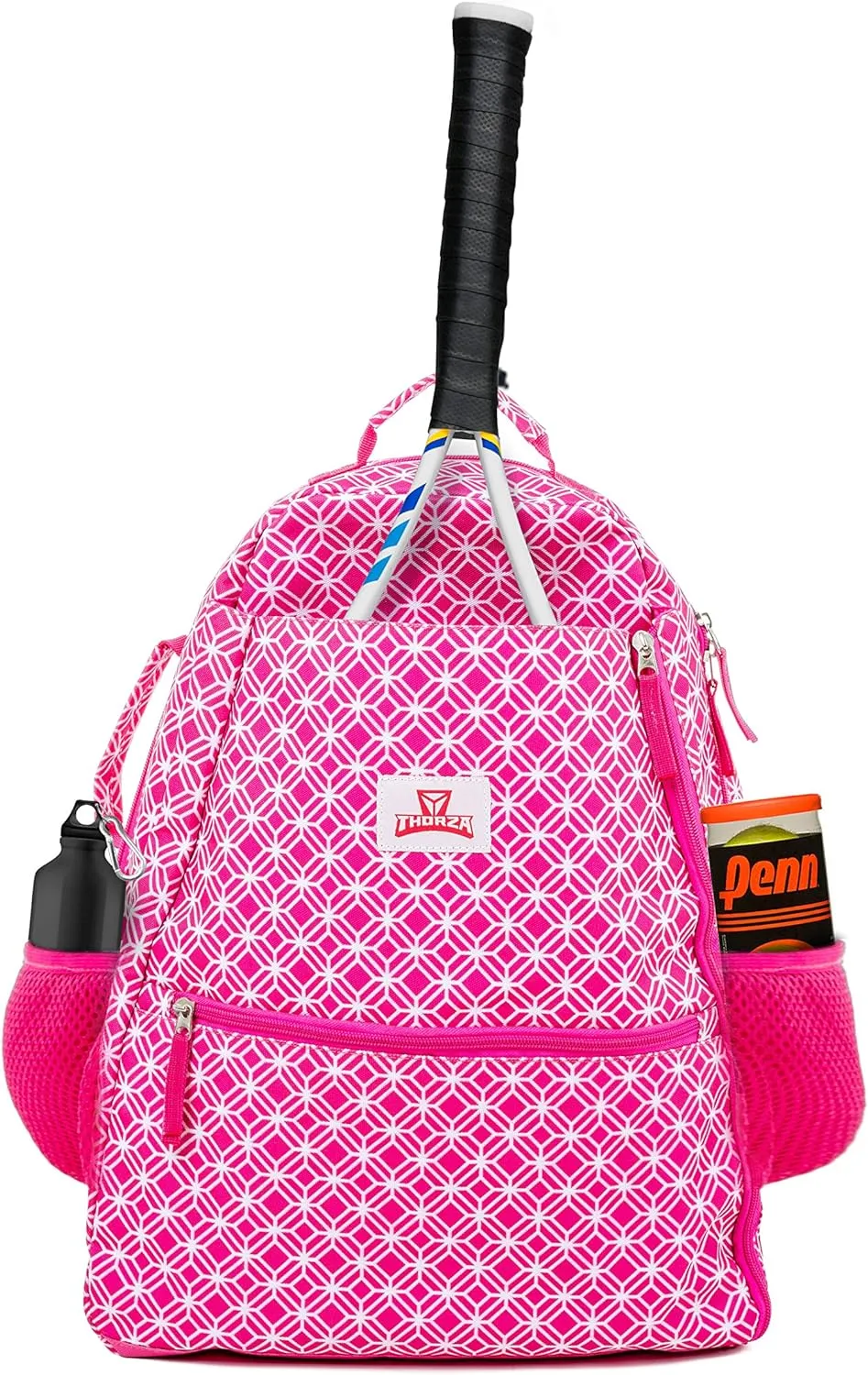Tennis Racket Backpack for Women – Lightweight Tennis Bag Stores 2 Rackets, Balls, and Sports Gear – Backpack