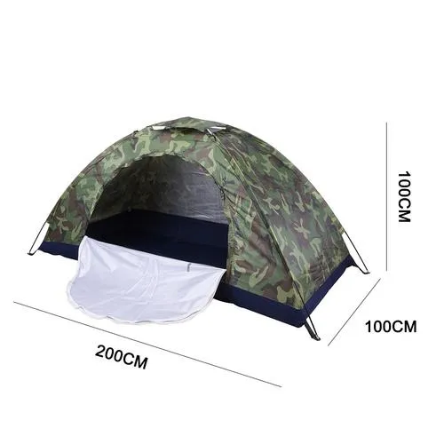 Tent Shade Tent Military Tent Economical Single Hiking waterproof Beach Tent Ultralight Layer Travel Sun Camouflage Easter discount Camping Outdoor Shelter