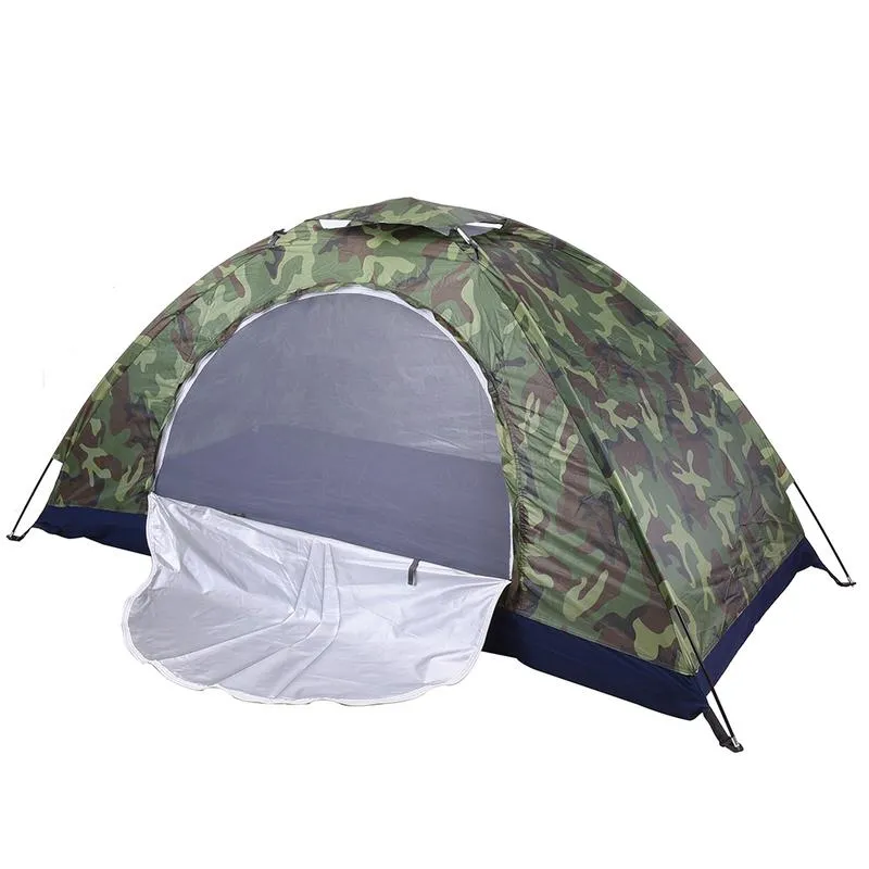 Tent Shade Tent Military Tent Economical Single Hiking waterproof Beach Tent Ultralight Layer Travel Sun Camouflage Easter discount Camping Outdoor Shelter