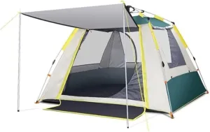 Tents for Camping Sunscreen Ventilation Camping Tent Instant Pop Up Beach Waterproof Tent Outdoor Sun Shelter Party Outdoor Tent Beach Tent (Color : OneColor, Size : 210x210x145cm)