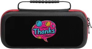 Thanks Portable Protective Shell Compatible with Switch Case Hard Travel Tote Bag with 20 Game Cartridges