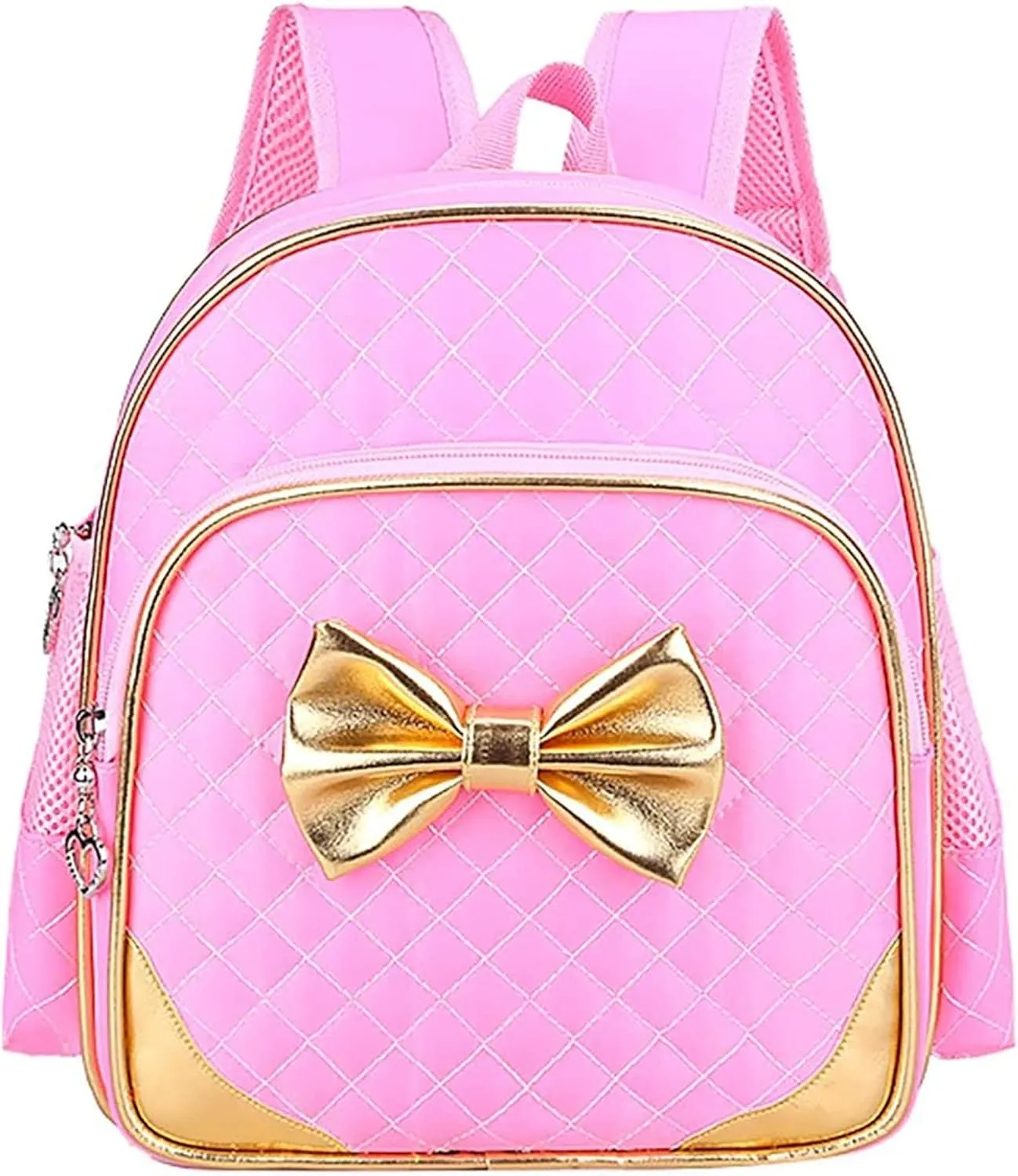 Toddler Preschool Bag Kindergarten Kids Backpack for Little Girls 11 inches Pink
