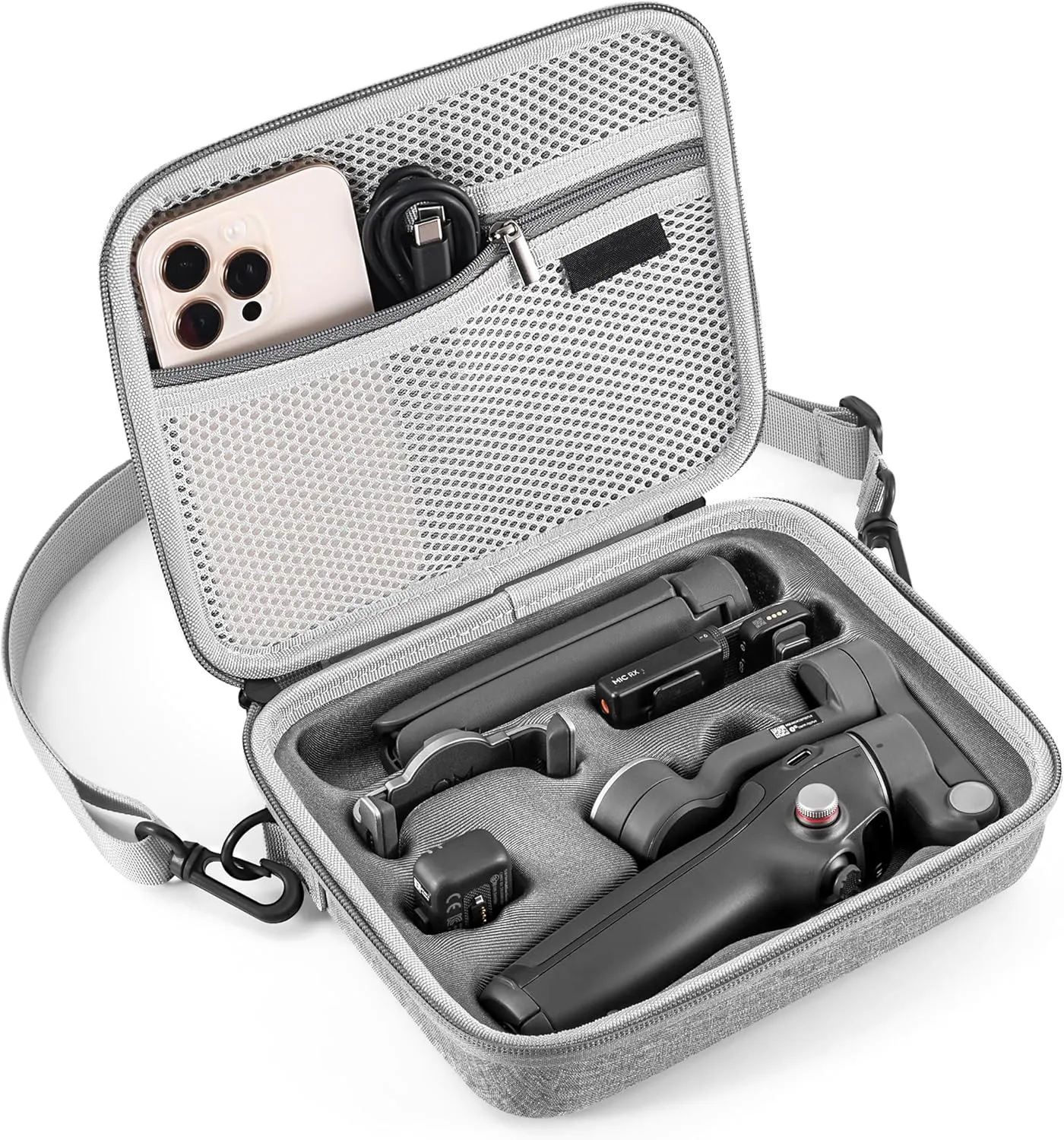 Tomat Osmo Mobile 7P Case,Nylon Portable Shoulder Bag Storage for DJI Osmo Mobile 7 Pro/7 Gimbal Stabilizer Accessories