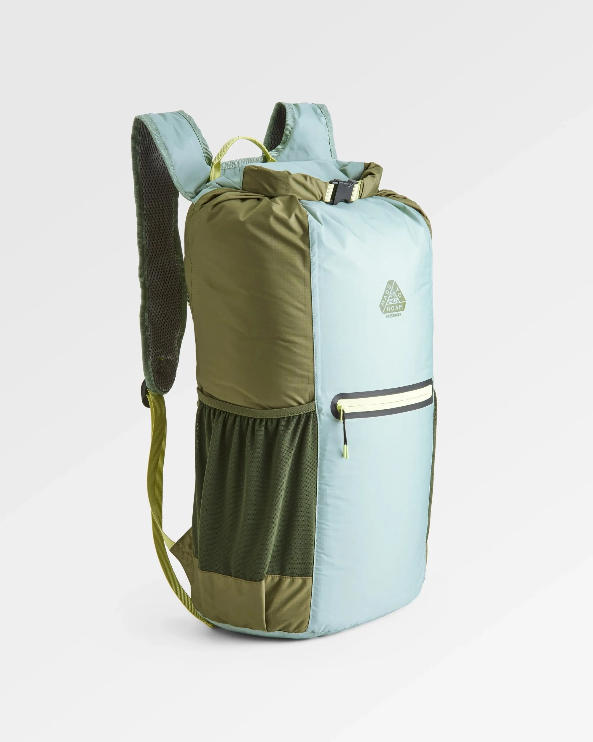 Trail Light Recycled Packable Backpack - Khaki Green