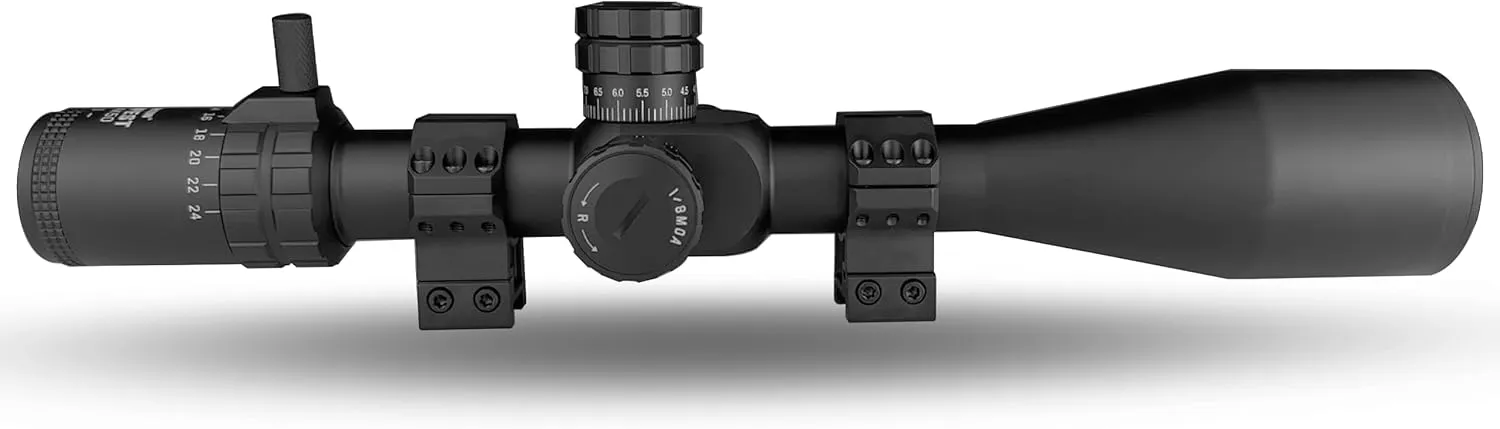 Triton Tempest First Focal Plane FFP Long-Range Precision Rifle Scope with SecureLock Locking Turrets | MOA or MIL Reticle