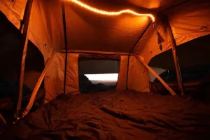 TUFF STUFF® OVERLAND LED LIGHT STRIP USB FOR ROOF TOP TENT, AMBER/WHITE