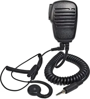 UAYESOK 3.5mm Screw Thread Speaker Mic IP54 Waterproof for Yaesu Vertex VX-6 VX-6R VX-7R VX-170 FT-270 HT Standard Horizon HX210 HX270 HX400 HX750S HX870 HX890 Handheld Marine Radio Transceiver