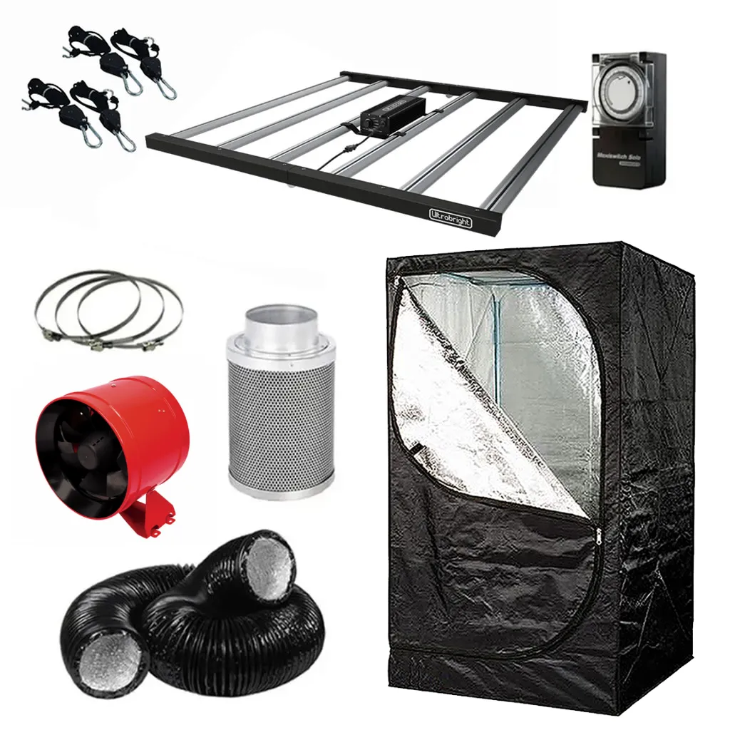 Ultrabright 720w LED 1.2m x 1.2m Grow Tent Kit