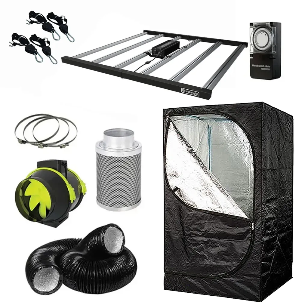 Ultrabright 720w LED 1.2m x 1.2m Grow Tent Kit