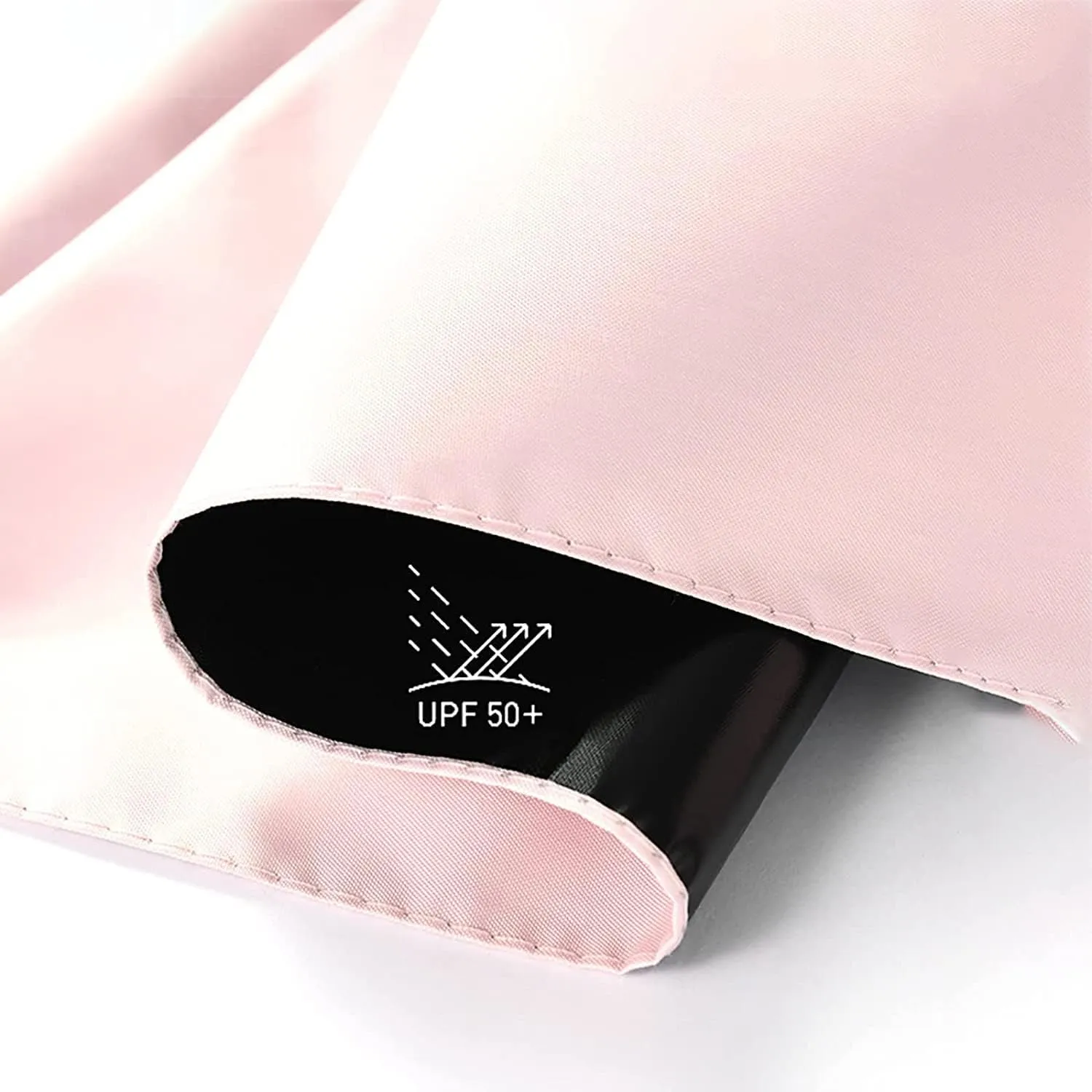 Umbrellas for Rain Foldable Umbrella Ultralight Pocket Umbrella UV Umbrella Parasol Waterproof Lightweight Portable Backpack Umbrella Umbrellas for Rain Windproof (Color : Pink)