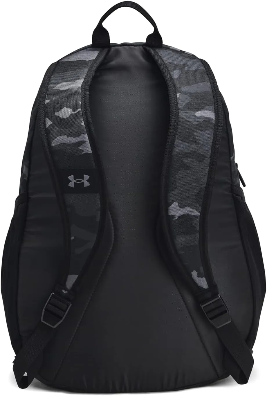 Under Armour Unisex-Adult Hustle Sport Backpack, (023) Black/Black/Metallic Black, One Size Fits All