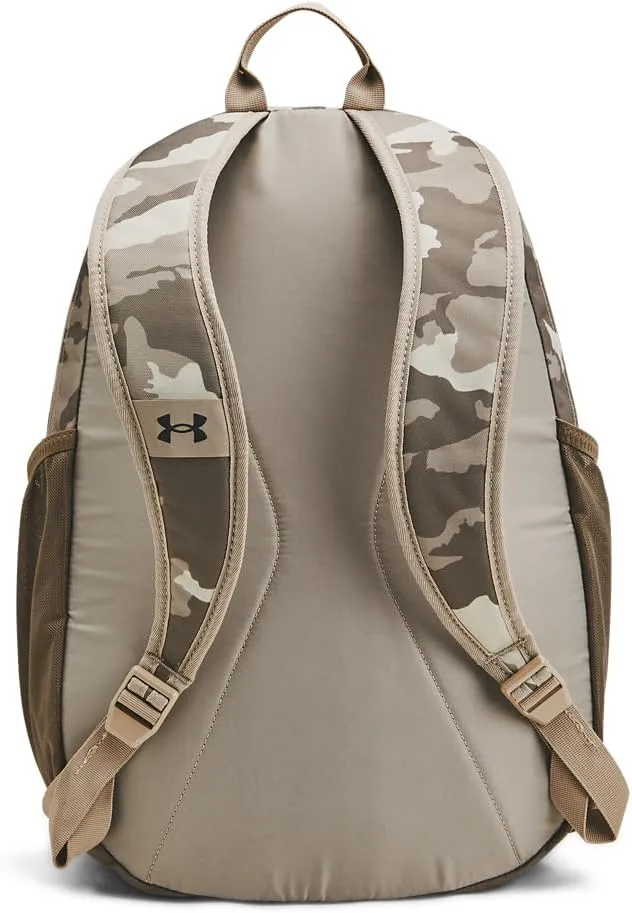 Under Armour Unisex-Adult Hustle Sport Backpack, (200) Taupe Dusk/Timberwolf Taupe/Metallic Gun Metal, One Size Fits All