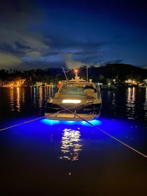 Underwater Boat Led Light IP68 42Led BLUE 3030LED. 9-30V DC Voltage. High Lumen.