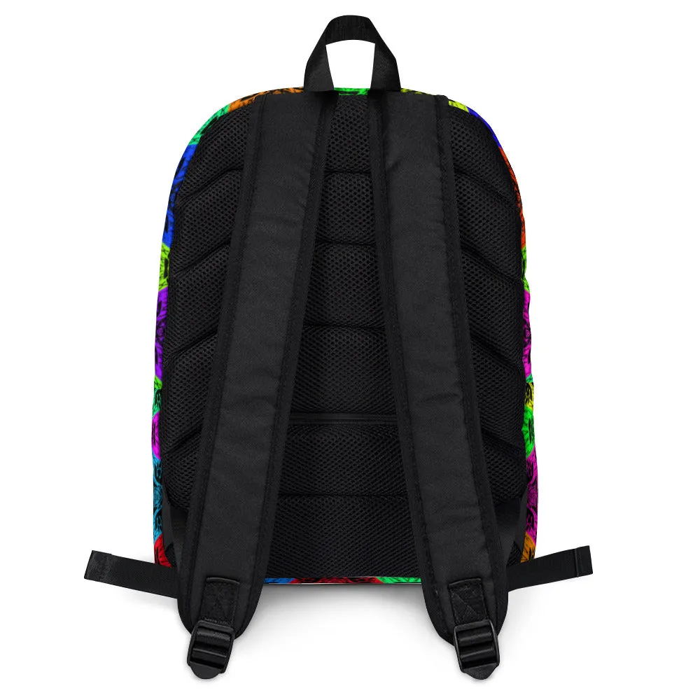 Unisex Backpack Psychedelic Triangles