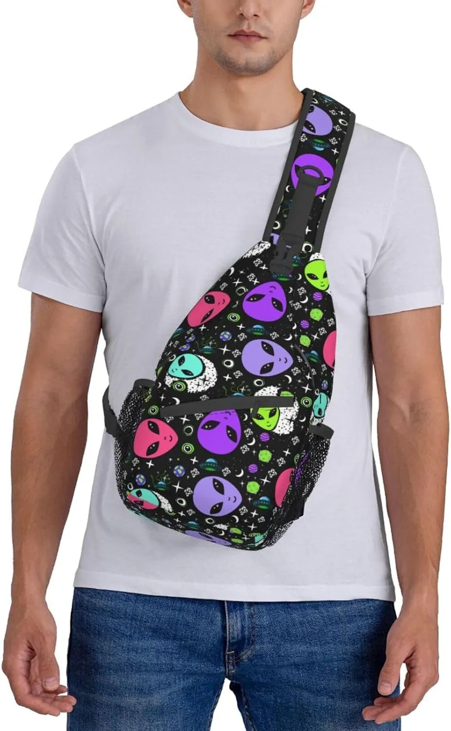 Unisex Chest Bags Crossbody Sling Backpack Travel Hiking Daypack Crossbody Bag For Men