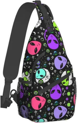 Unisex Chest Bags Crossbody Sling Backpack Travel Hiking Daypack Crossbody Bag For Men