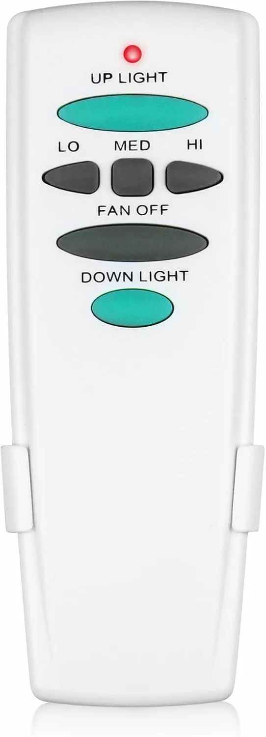Universal Remote for Ceiling Fan with Up Down Light, Replacement for Hampton Bay Harbor Breeze Hunter, Compatible with UC7078T UC7067RC CHQ7078T L3H2010FANHD Fan-HD6 FAN-28R, Dimmable